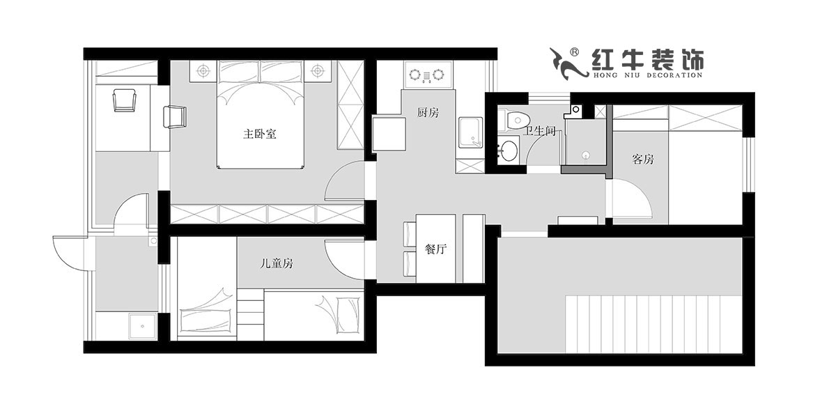 陸利民_瑞金新村70-103-62㎡-北歐風(fēng)格_平面圖