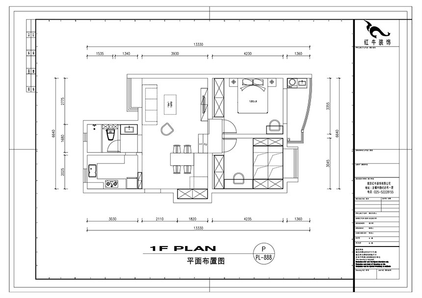 劉萍萍_楓丹白露10-101-87㎡-北歐風(fēng)格_2室2廳1衛（老房裝修）_定制家￥127380_全包12