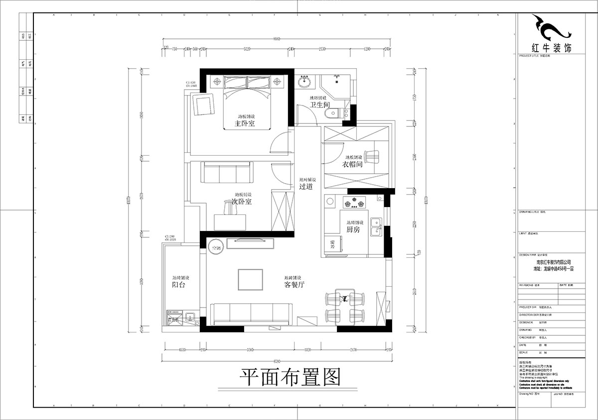 孟憲濤｜華潤幸福里10-2203-88㎡-簡(jiǎn)約風(fēng)格｜3室1廳1衛｜新房裝修｜定制家￥118229｜全包12萬(wàn)｜00_02平面布置圖