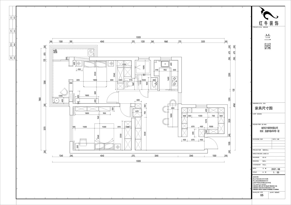 賈庭｜蘭園19-504-85㎡-現代風(fēng)格｜3室1廳1廚1衛｜老房裝修｜定制家￥88000｜全包11