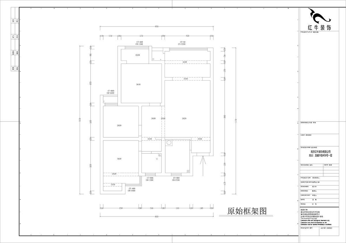 孟憲濤｜旭日愛(ài)上城星島園5-203-90㎡-簡(jiǎn)約風(fēng)格｜3室1廳1衛｜老房裝修｜定制家｜全包14萬(wàn)｜00_01原始框架圖