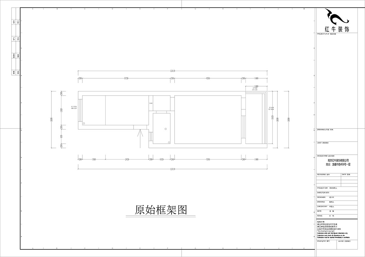 孟憲濤｜殷高巷55-301-50㎡-現代簡(jiǎn)約風(fēng)格｜1室1廳1衛｜老房裝修｜定制家｜全包8萬(wàn)｜00_01原始框架圖