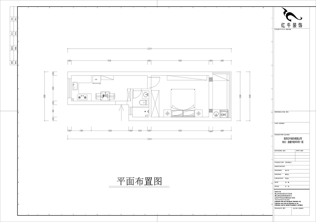 孟憲濤｜殷高巷55-301-50㎡-現代簡(jiǎn)約風(fēng)格｜1室1廳1衛｜老房裝修｜定制家｜全包8萬(wàn)｜00_02平面布置圖