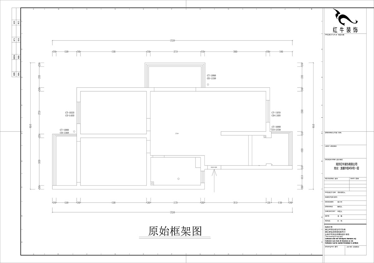 孟憲濤｜武定新村5-5-310-90㎡-現代簡(jiǎn)約風(fēng)格｜2室2廳1衛｜老房裝修｜定制家｜全包14萬(wàn)｜00_01原始框架圖