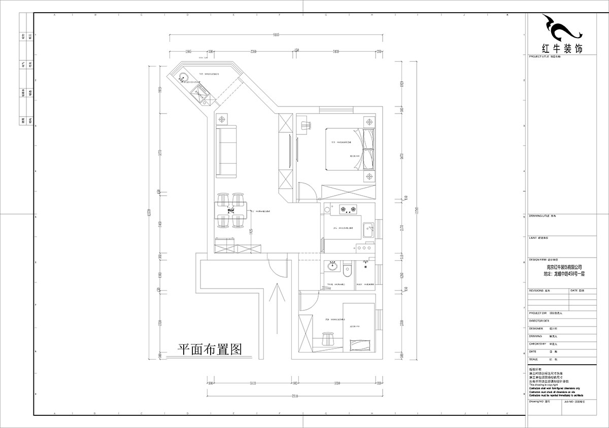 孟憲濤｜北門(mén)橋10號1508室-85㎡-現代簡(jiǎn)約風(fēng)格｜2室2廳1衛｜老房裝修｜定制家｜全包12萬(wàn)｜00_03平面布置圖