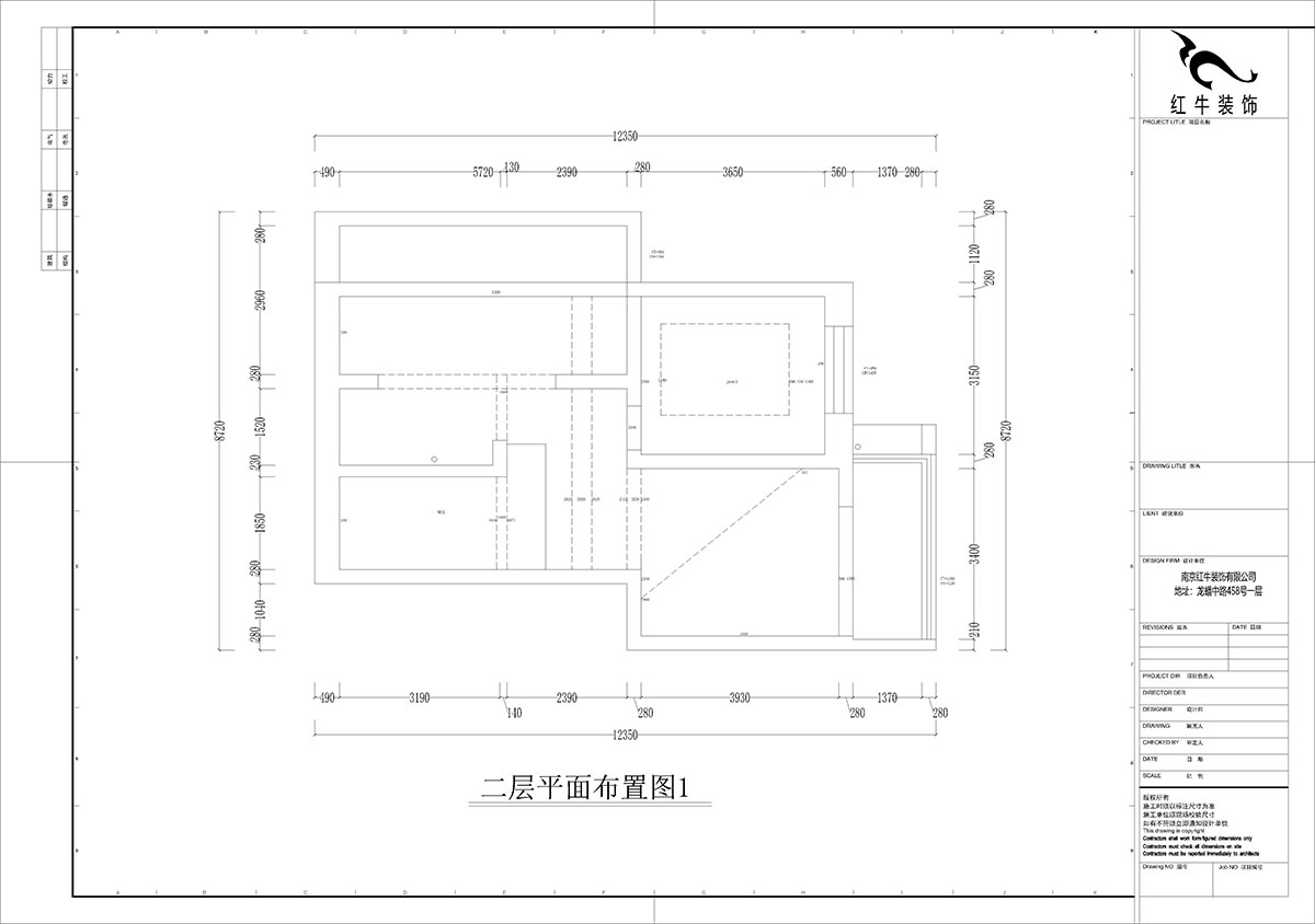 孟憲濤｜攝山星城步青苑18-2-604-120㎡-現代簡(jiǎn)約風(fēng)格｜4室2廳2衛｜毛坯房裝修｜定制家｜全包16萬(wàn)｜00_02二層原始框架圖