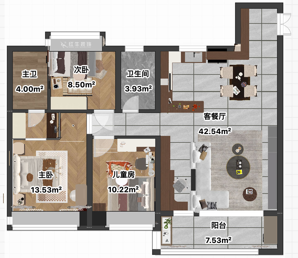 賈庭｜中海南山印1-2004-120㎡-法式復古風(fēng)格｜3室2廳1廚2衛｜精裝修改造｜定制家｜全包9