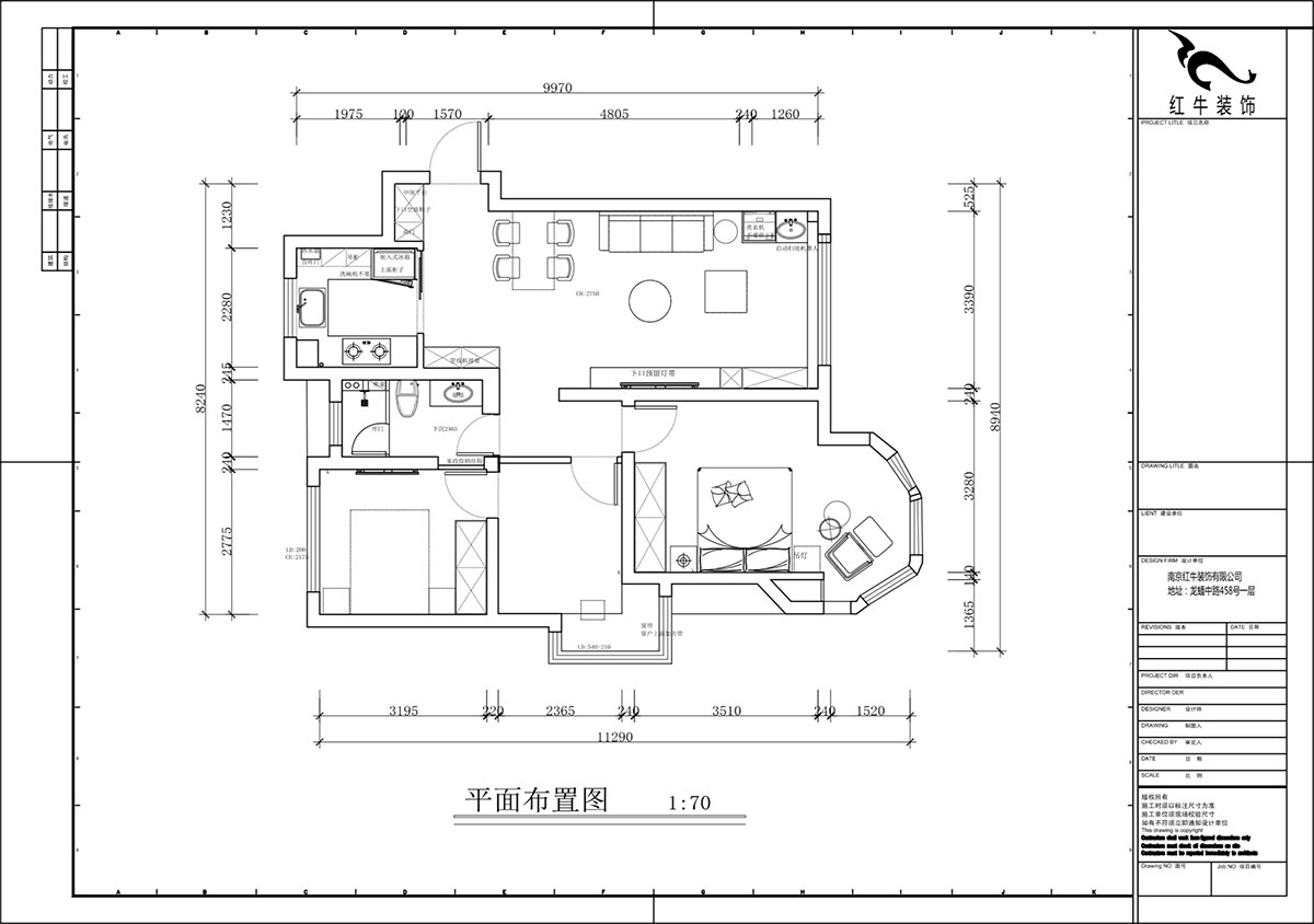 蔣?。心鲜兰o雅苑二期4-504-93㎡-現代簡(jiǎn)約風(fēng)格｜3室1廳1衛｜毛坯房裝修｜定制家｜全包12萬(wàn)｜00_02平面布置圖